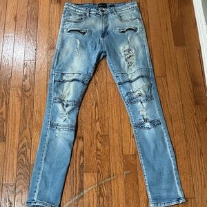 Trendy Distressed Skinny Jeans for Men